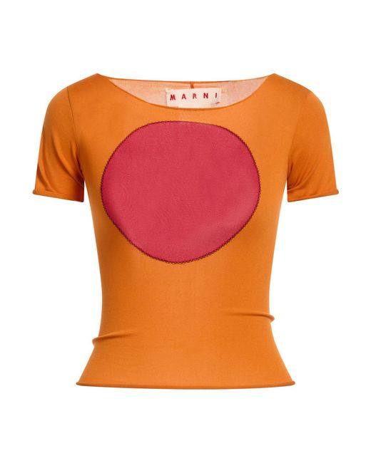 Marni Orange T-Shirts