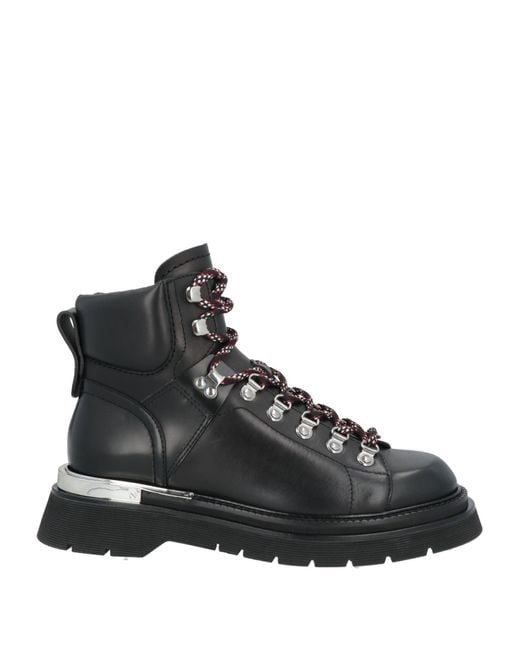 DSquared² Black Ankle Boots for men