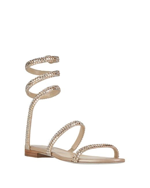 Rene Caovilla Natural Sandals