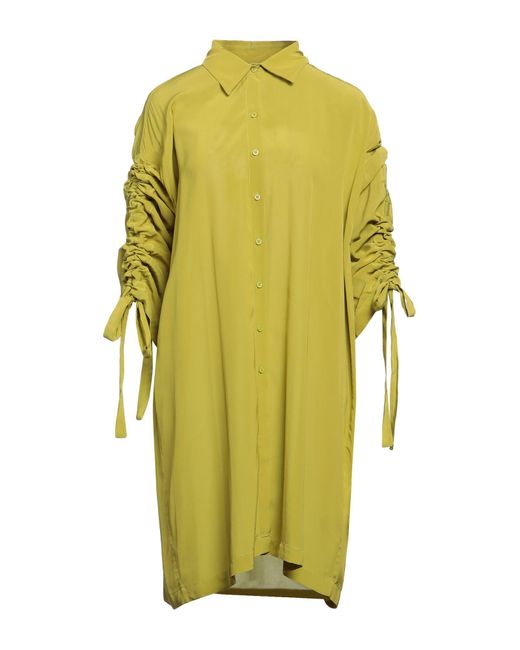 Vestito Corto di Fisico in Yellow