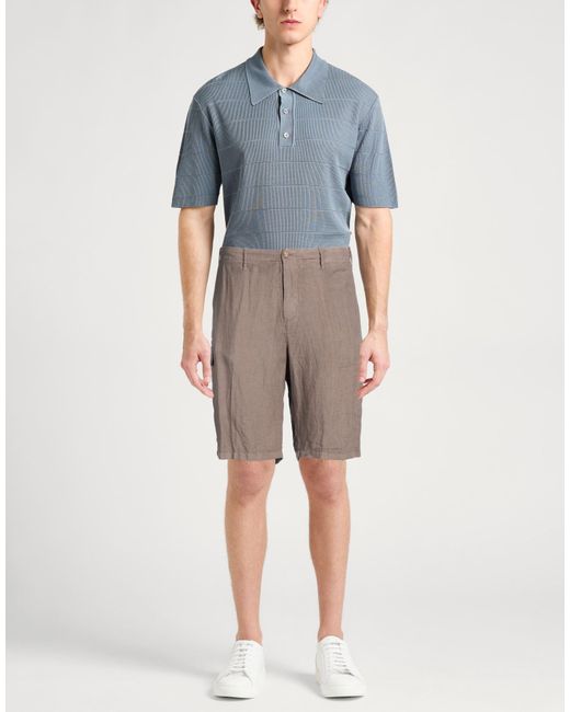 Fedeli Gray Shorts & Bermuda Shorts for men