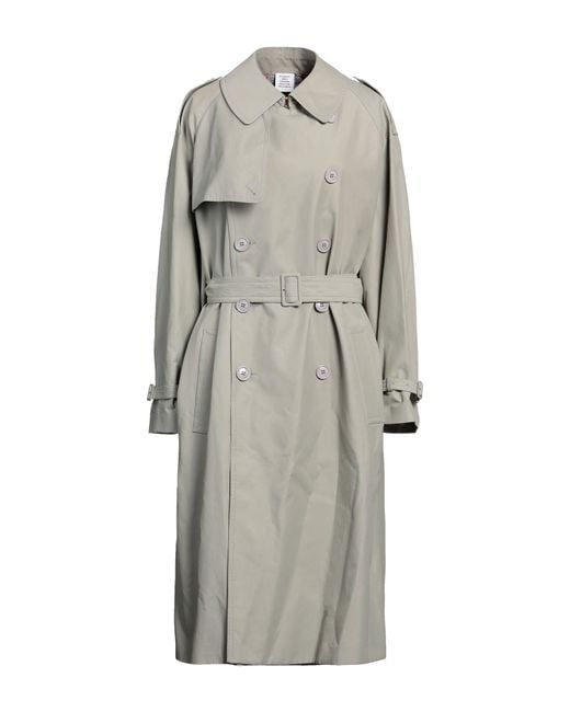 Vetements Gray Overcoat & Trench Coat