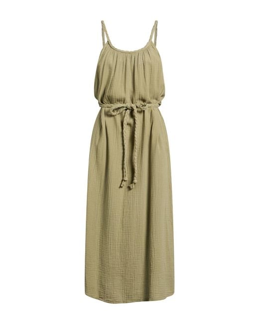 Xirena Green Maxi Dress Cotton