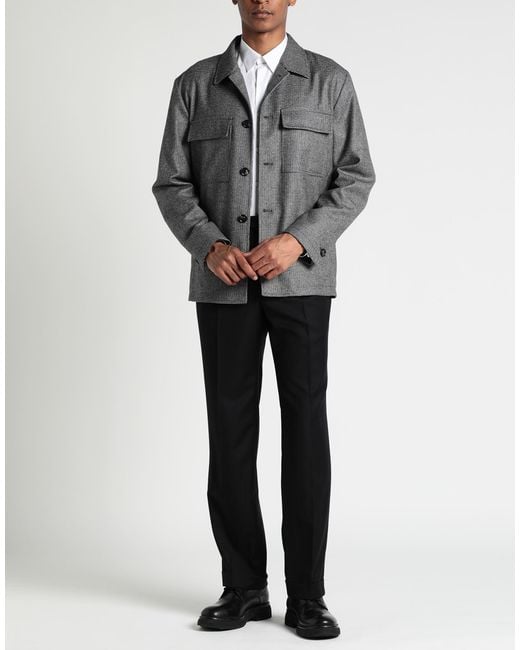 Lardini Gray Jacket Wool, Cashmere for men
