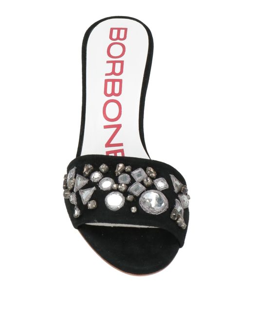 Borbonese Black Sandals