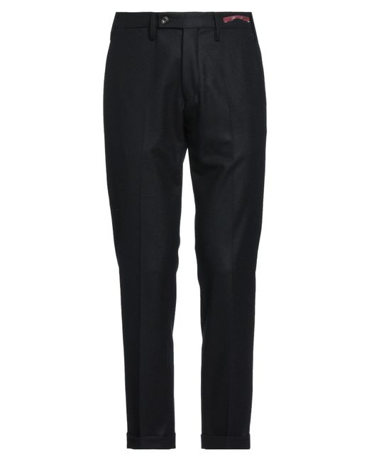 Michael Coal Black Pants Virgin Wool, Cashmere, Elastane for men
