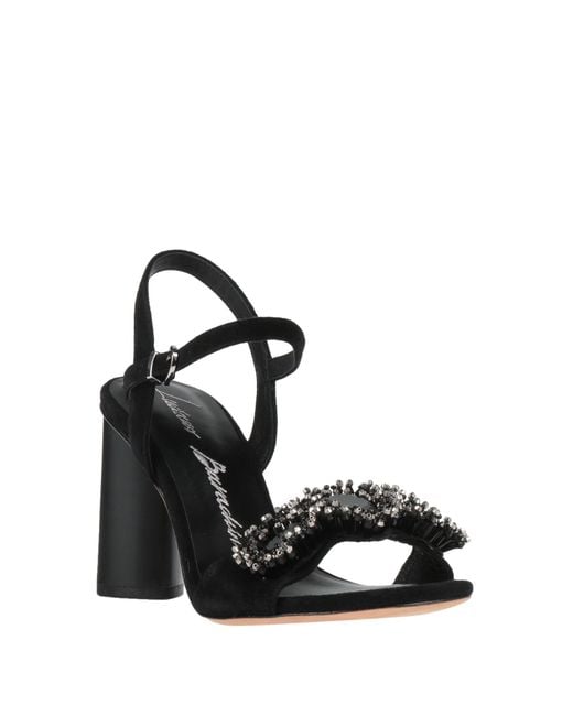 Luciano Barachini Black Sandals
