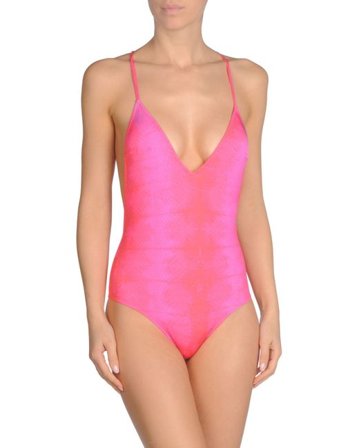 Roberto Cavalli Pink One-piece Swimsuit