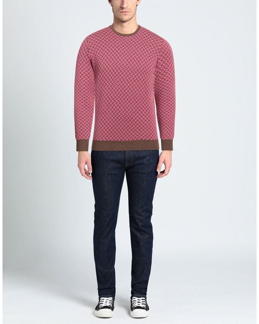 Drumohr Pink Sweater for men