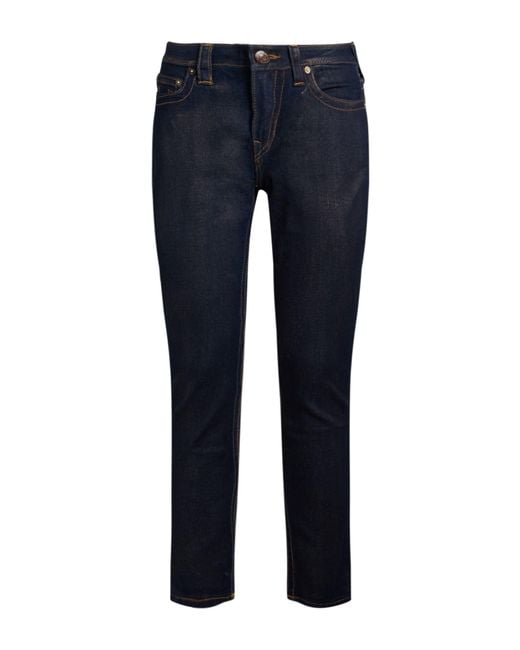 True Religion Blue Jeans Cotton, Polyester, Rayon, Elastane