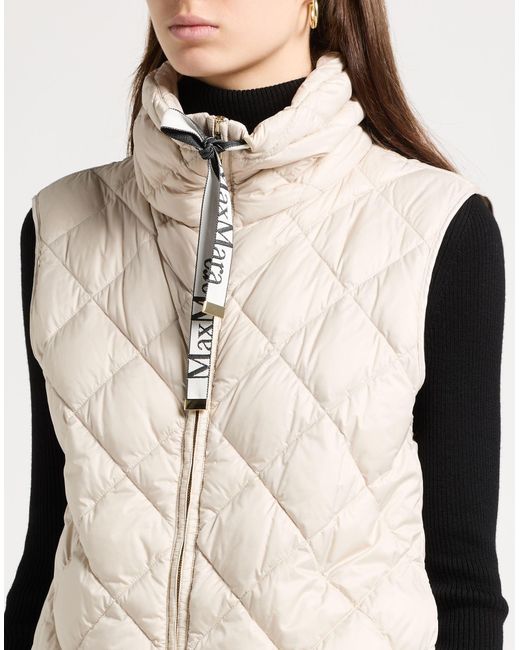 Max Mara White Vest Polyamide