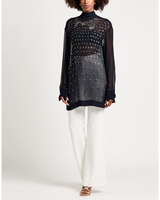 Dries Van Noten Black Top Viscose