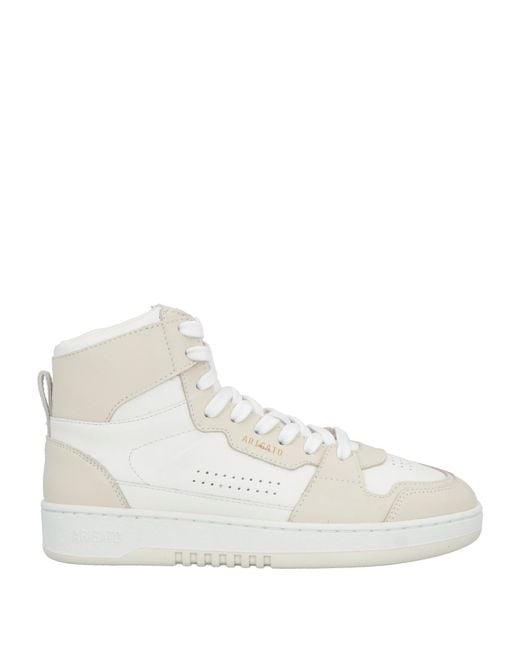 Axel Arigato White Sneakers Leather, Textile Fibers