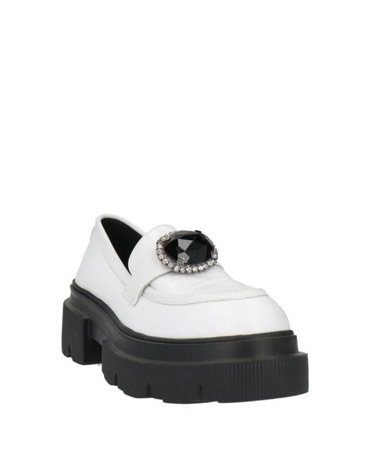 Tosca Blu White Mokassin