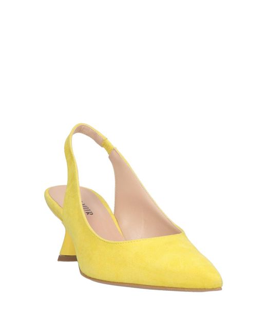 HELMUR SHOES Yellow Pumps Leather