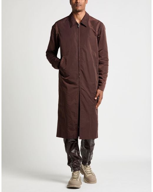Rick Owens Brown Overcoat & Trench Coat for men