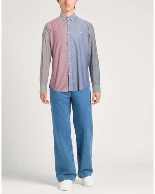 Harmont & Blaine Blue Shirt Cotton for men