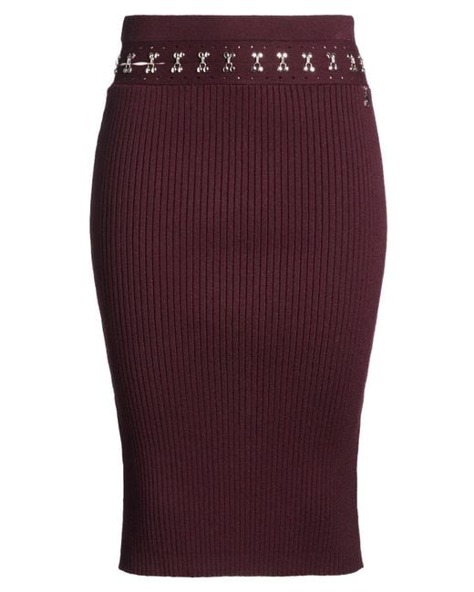 Patrizia Pepe Purple Midi Skirts