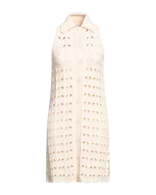 Sportmax Natural Mini Dress
