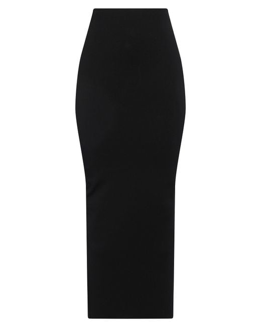 Rick Owens Black Maxi Skirt