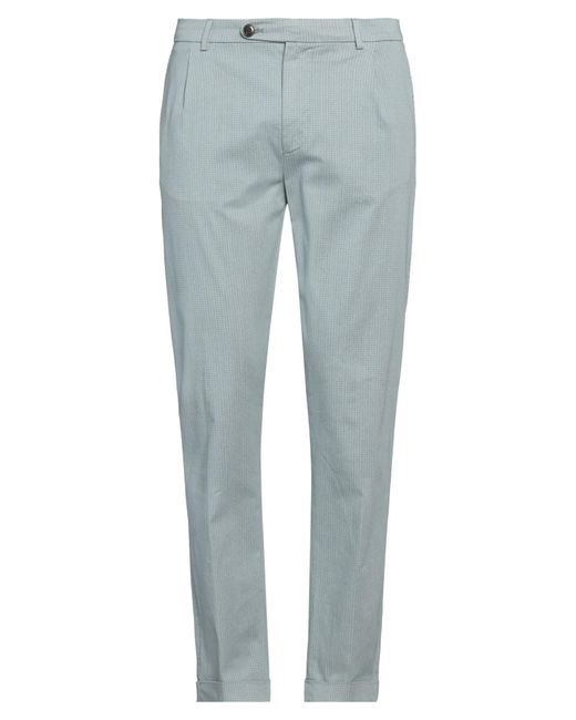 BARMAS Blue Pants Cotton, Elastane for men
