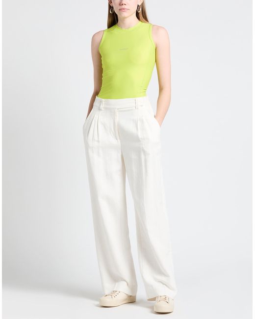Soulland Yellow Lime Top Recycled Polyamide, Elastane