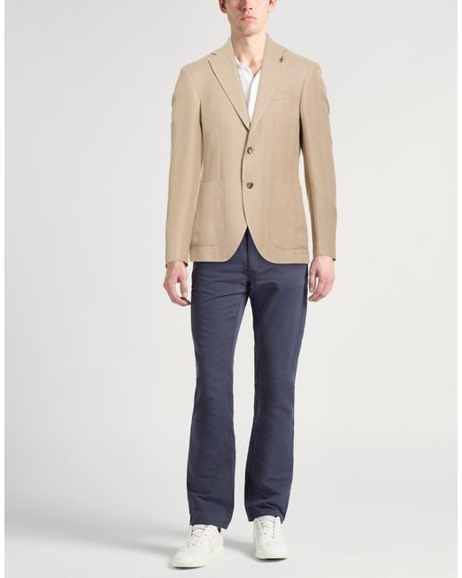 Paoloni Natural Blazers for men