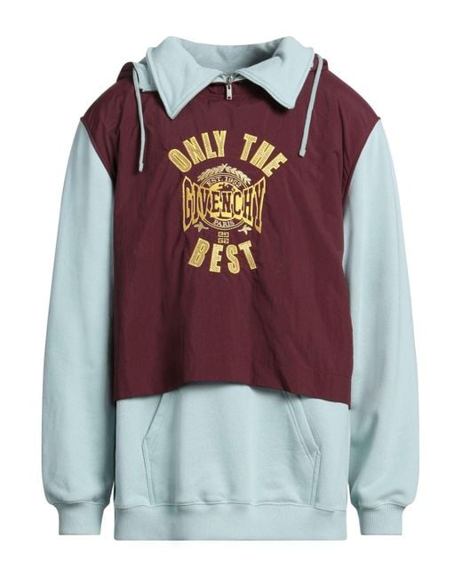 Givenchy Red Plum Sweatshirt Cotton, Polyamide for men