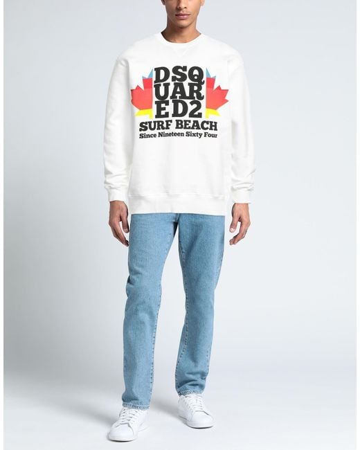 Sudadera DSquared² de hombre de color White