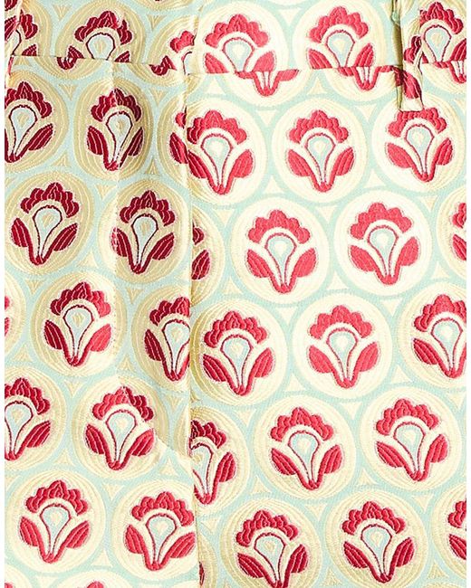 Etro White Pants Polyester, Silk
