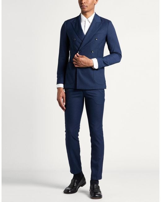 Roberto Cavalli Blue Suits for men