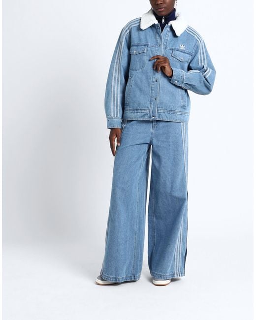 Adidas Originals Blue Jeansjacke/-mantel