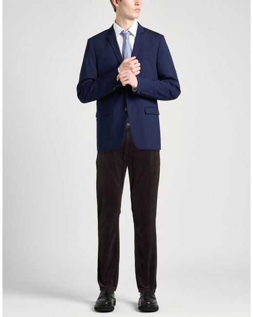 John Varvatos Black Pants Cotton, Elastane for men