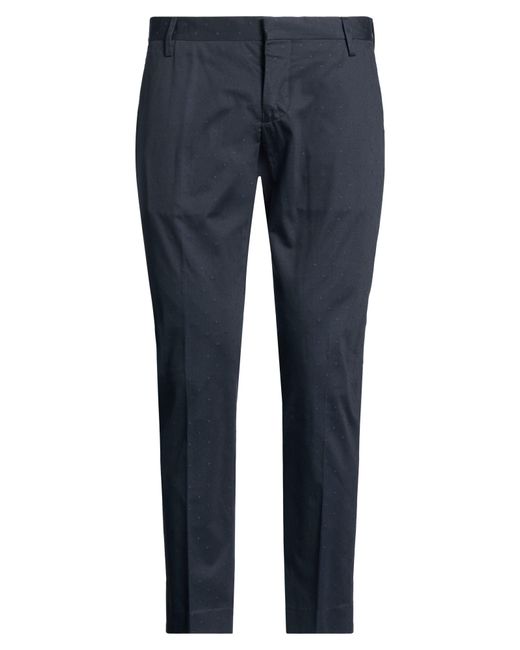 Entre Amis Blue Pants Cotton, Polyester, Elastane for men