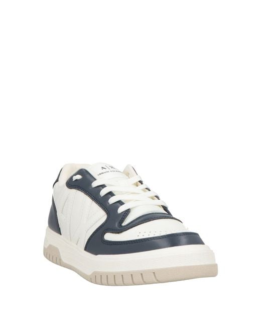 ARMANI EXCHANGE White Trainers for men