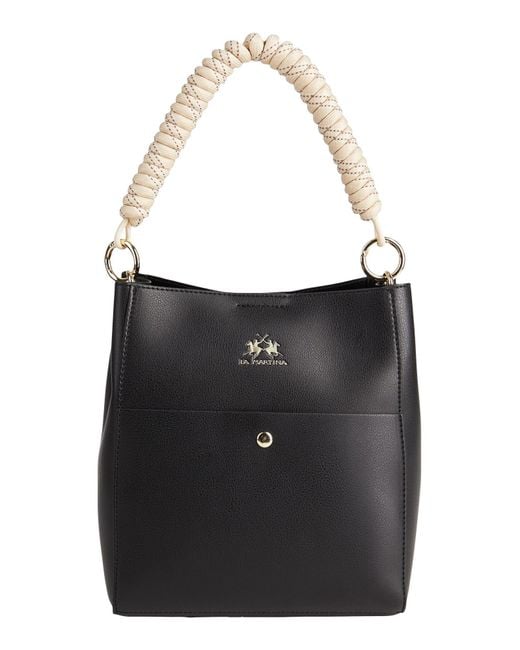 La Martina Black Handbag