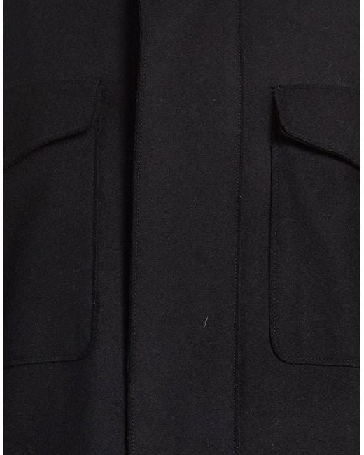 Herno Black Jacket Virgin Wool, Polyamide for men