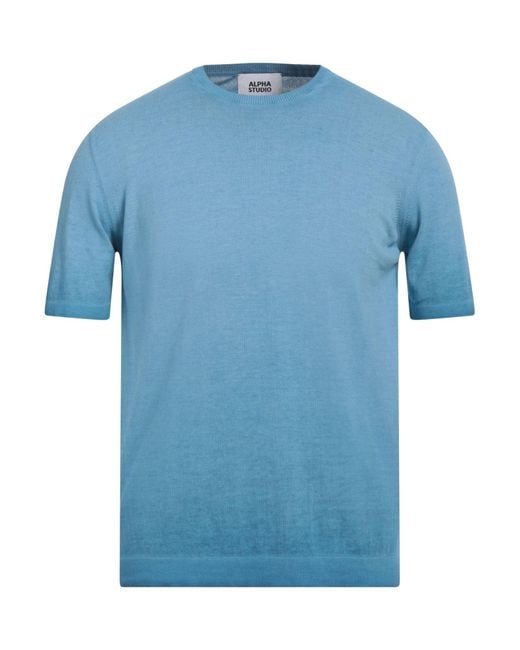 Pullover Alpha Studio pour homme en coloris Blue