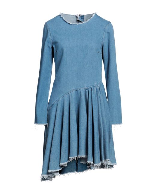 7 For All Mankind Blue Mini Dress