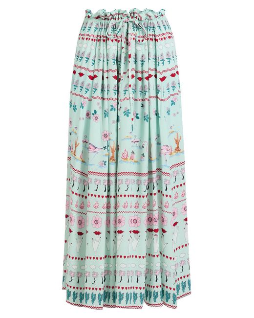 Vivetta Blue Midi Skirts