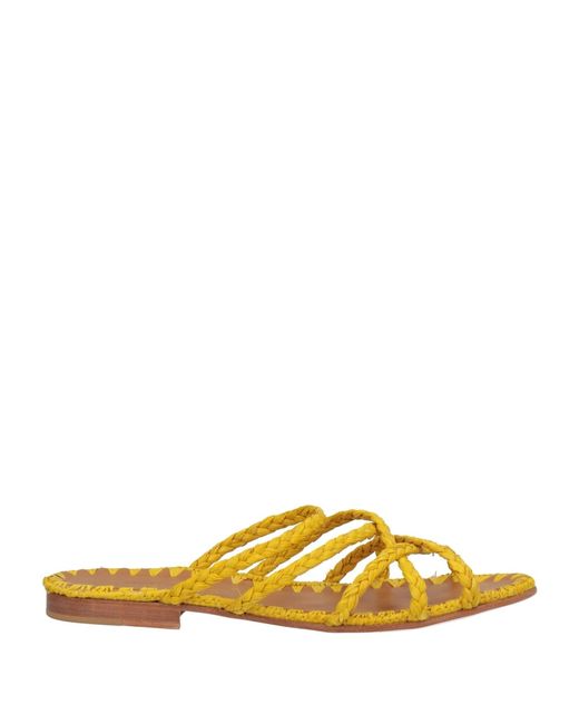 Carrie Forbes Yellow Sandals