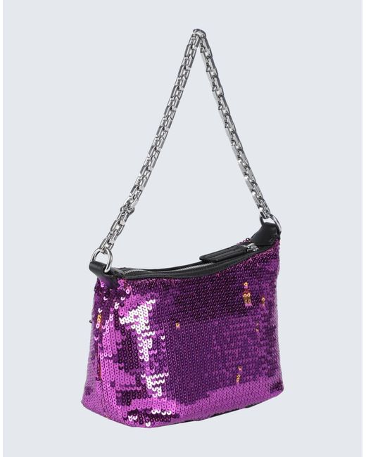 Karl Lagerfeld Purple Handbag