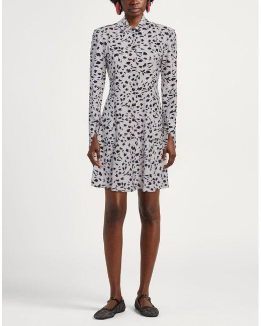 Patrizia Pepe White Light Mini Dress Polyester, Elastane
