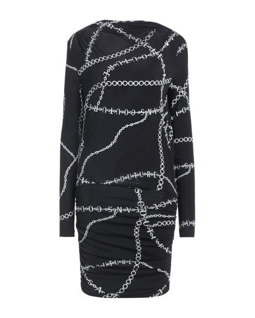 Robe courte Versace en coloris Black