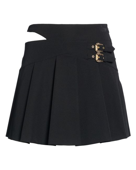 Versace Jeans Couture Black Mini Skirt Viscose, Polyamide, Elastane