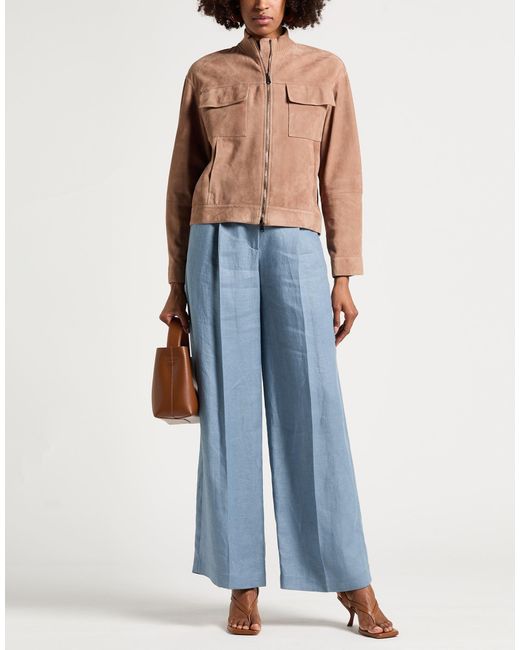 Brunello Cucinelli Pink Jacket Leather
