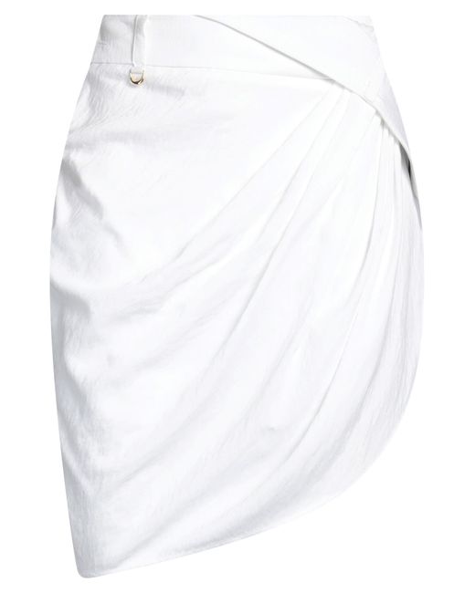 Jacquemus White 'La Mini Jupe Saudade' Mini Skirt