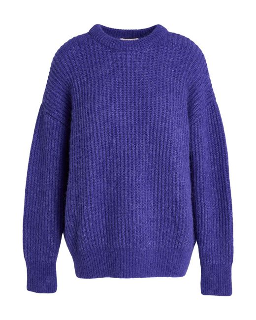 Indress Blue Sweater Alpaca Wool, Silk, Cashmere