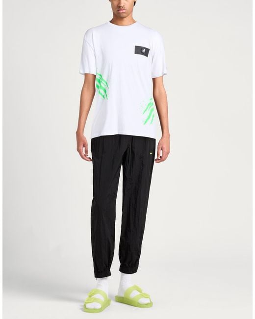Philipp Plein White T-Shirt Polyester, Cotton for men
