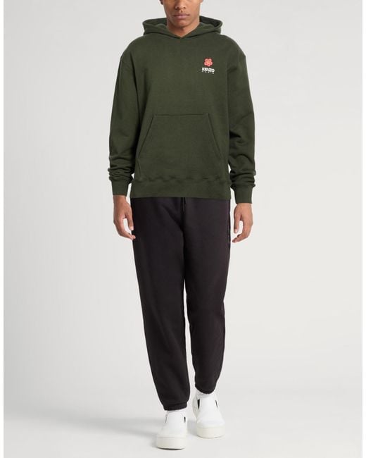 KENZO Green Sweatshirt Cotton, Elastane for men
